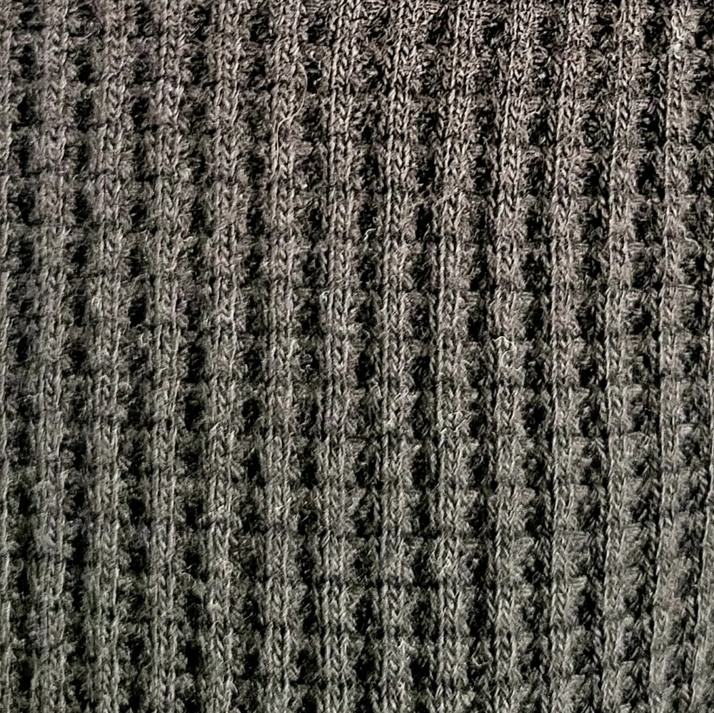 Uniqlo Black Waffle Knit sweater - Picture 2 of 6